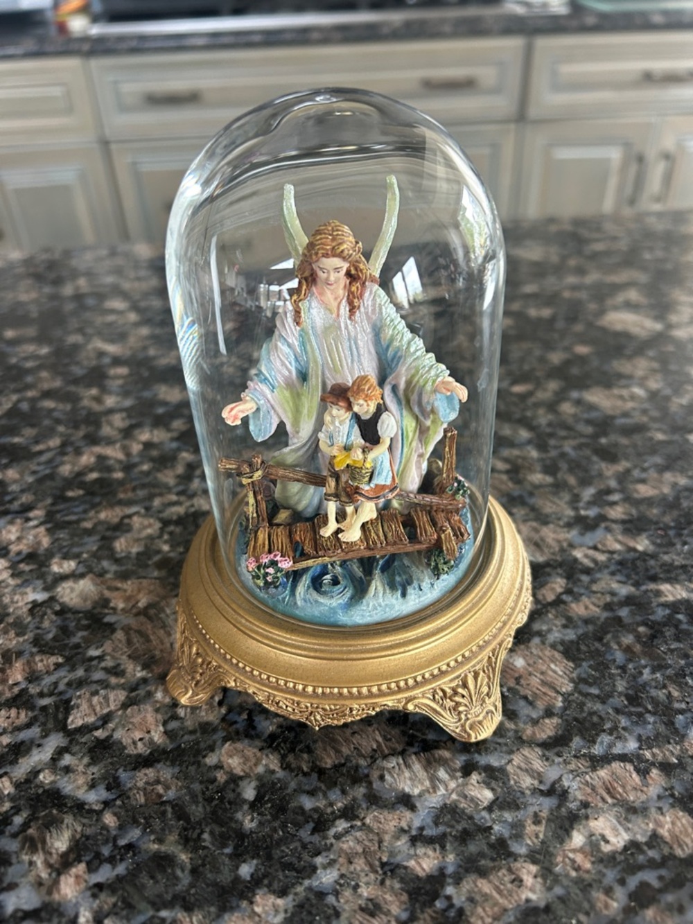 GUARDIAN ANGEL OF LOVE HAND PAINTED